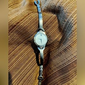 Movado stainless steel bangle watch